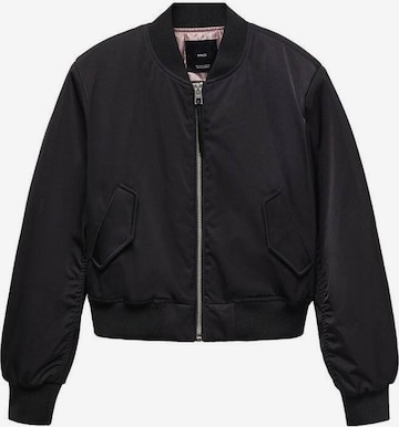 MANGO Prehodna jakna 'Crush' | črna barva: sprednja stran