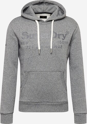 Superdry Sweatshirt 'Venue' in Grey: front