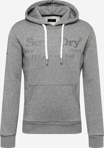 Superdry Sweatshirt 'Venue' in Grijs: voorkant