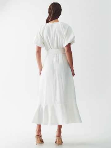 Willa Dress in White: back