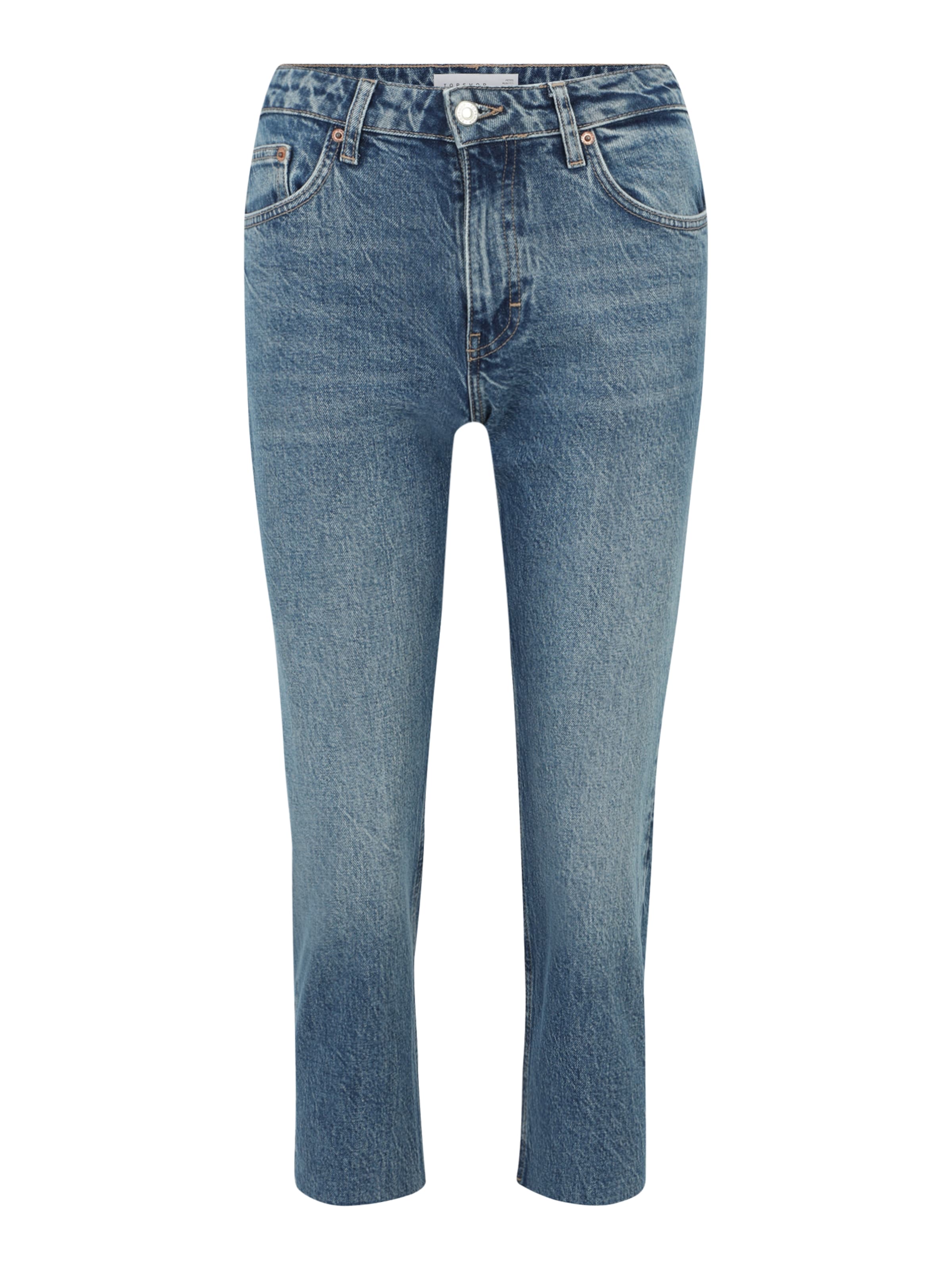 TOPSHOP Petite Skinny Jeans in Blue: front