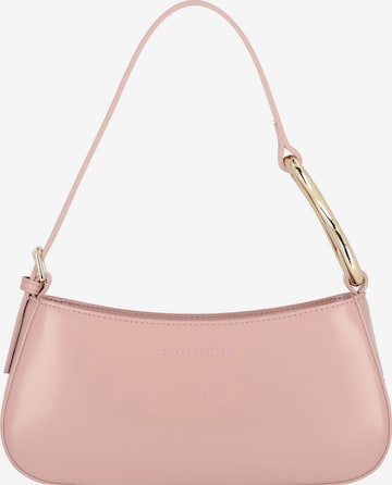 Borsa a spalla di Chiara Ferragni in rosa: frontale