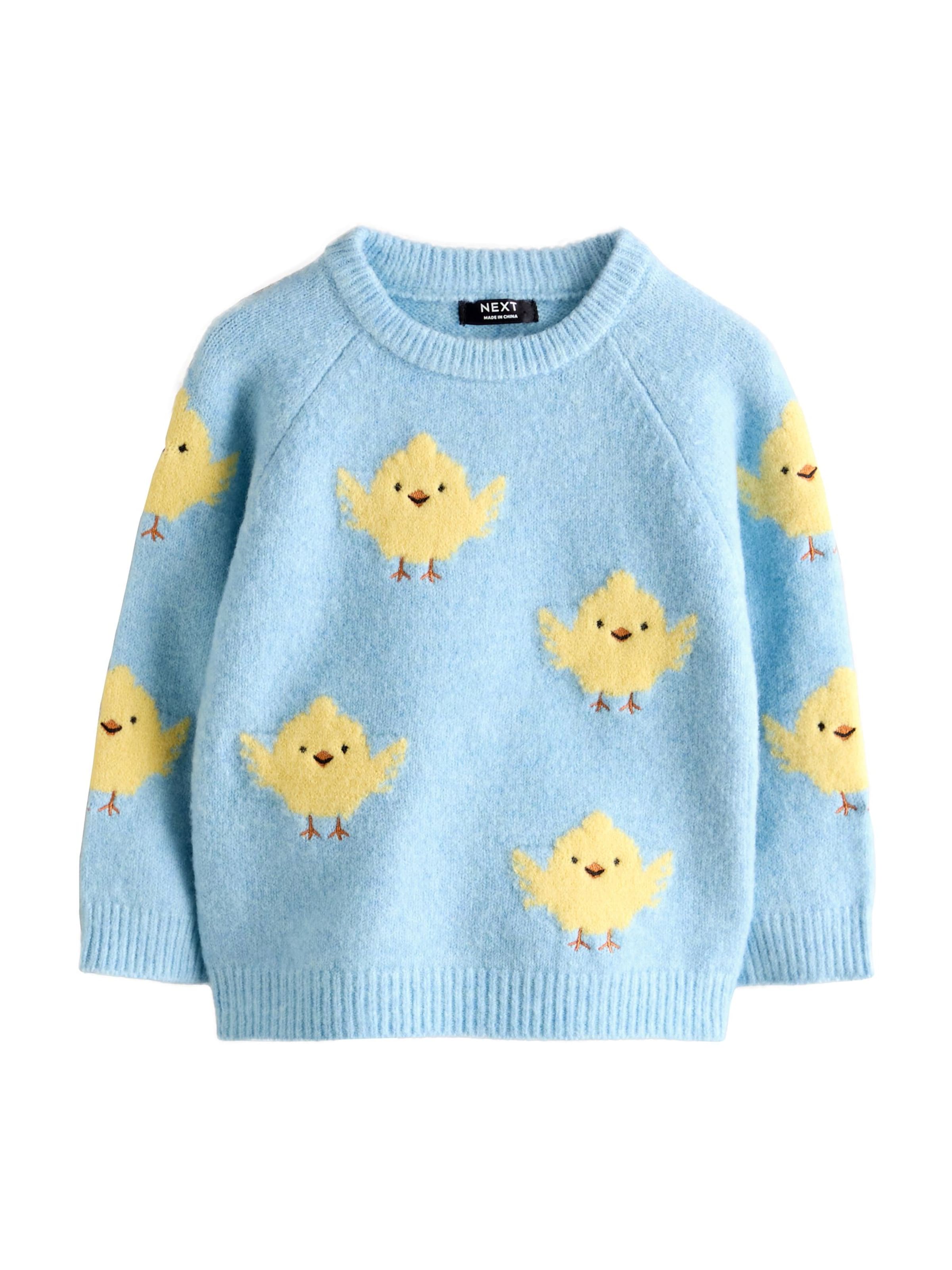 Next Trui in Blauw: voorkant