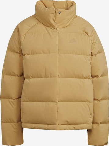 ADIDAS SPORTSWEAR Outdoor Jacket 'Helionic' in Beige: front