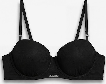 Calvin Klein Push-up BH in Zwart: voorkant