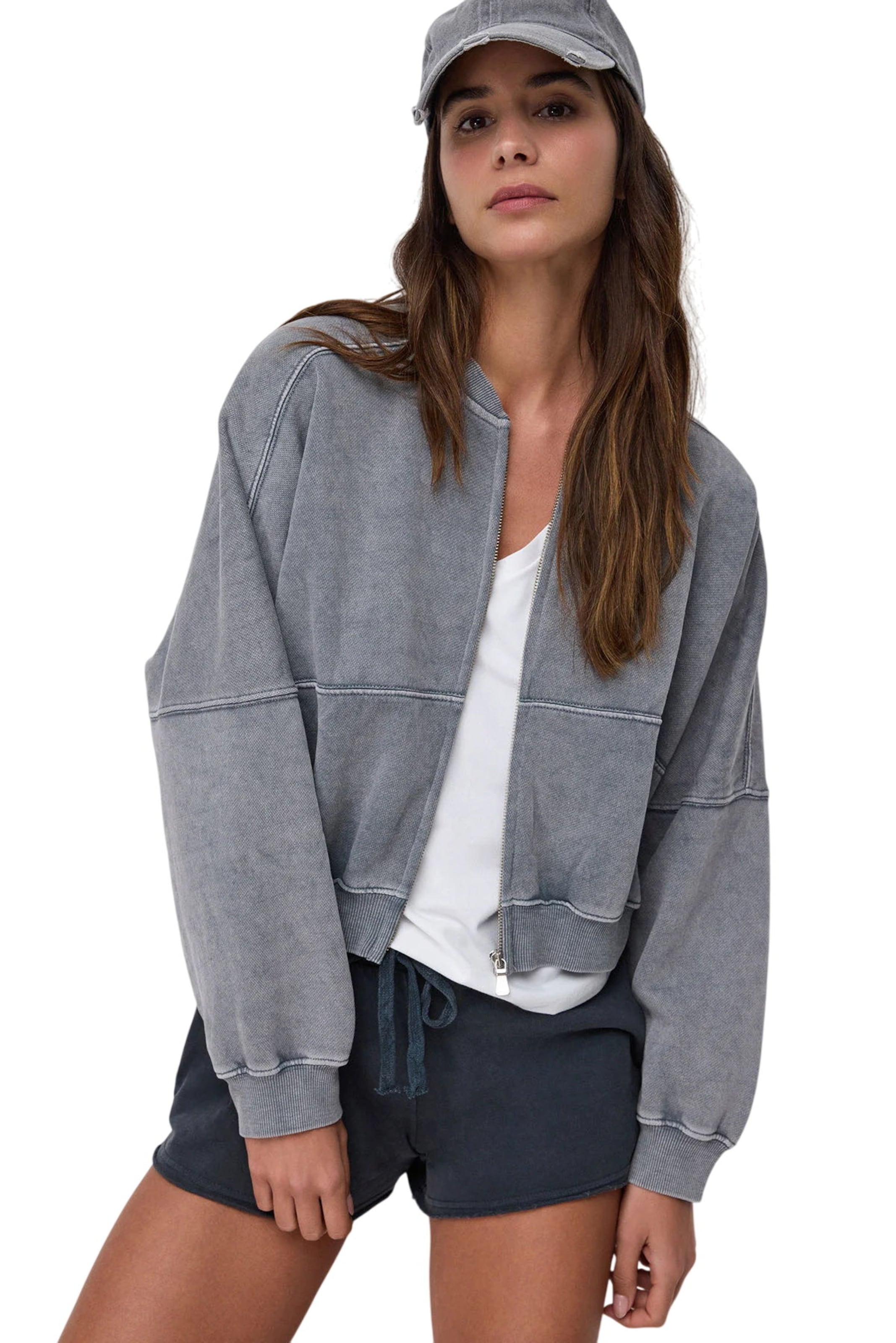 No Matter What Sweat jacket in Grey