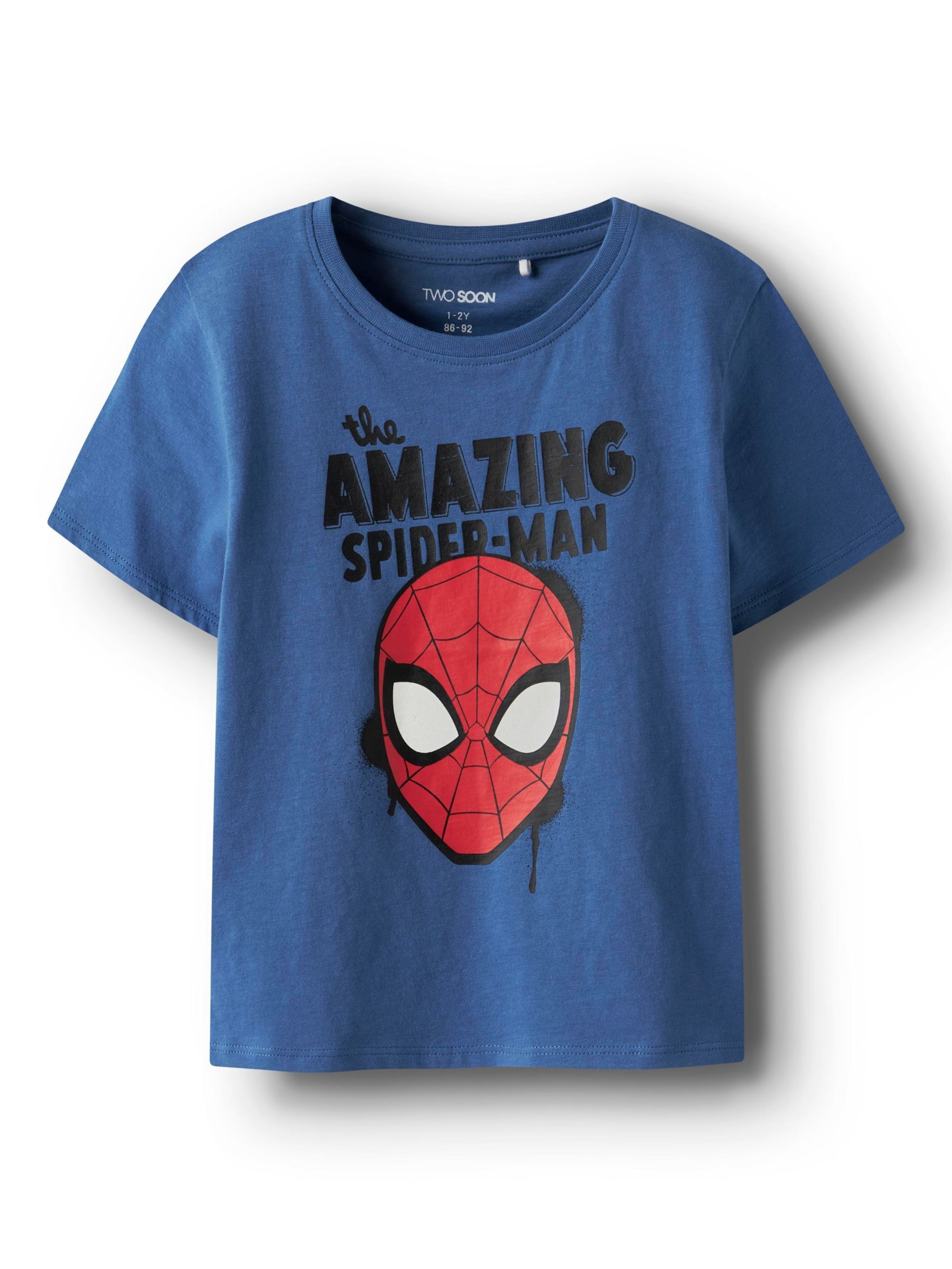 TWO SOON Shirts 'Spider-Man' i blå