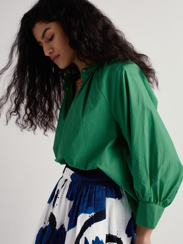 Camicia da donna 'Moor Grass' di Seasalt Cornwall in verde