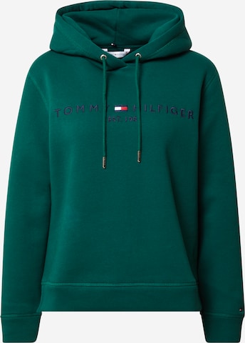 TOMMY HILFIGER Tréning póló - zöld: elől