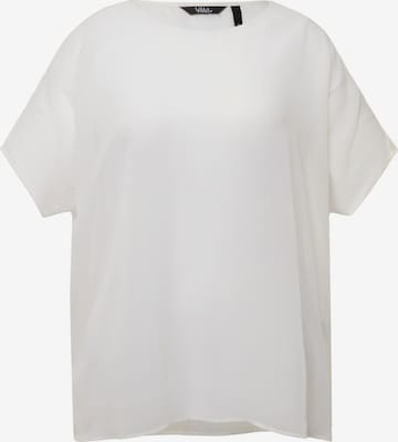 Chemisier Ulla Popken en blanc : devant