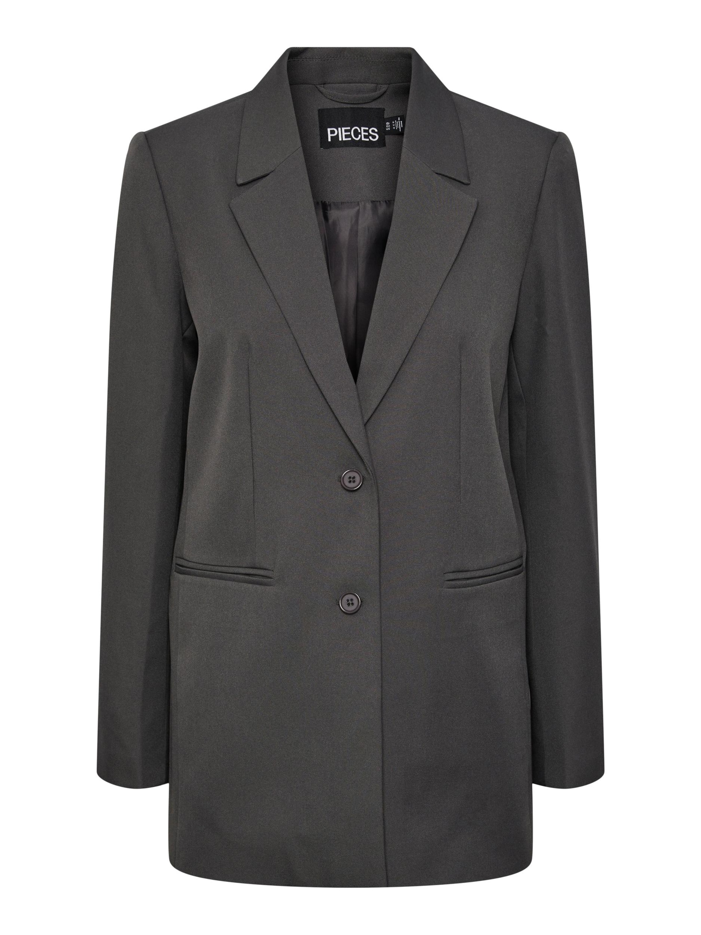 PIECES Marynarka 'PCNeva' w kolorze szary: przód