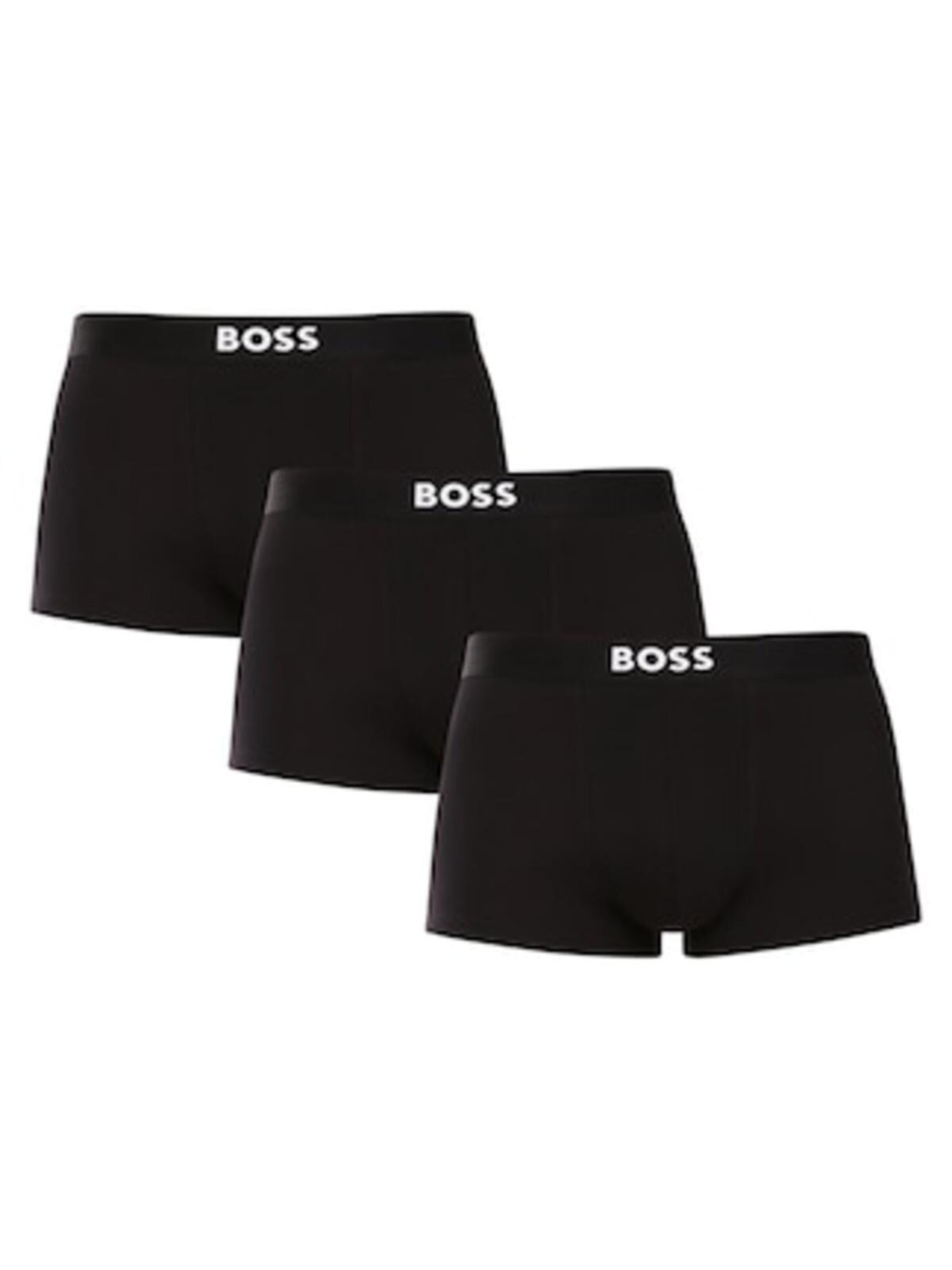 Boxeri de la HUGO BOSS pe negru: față
