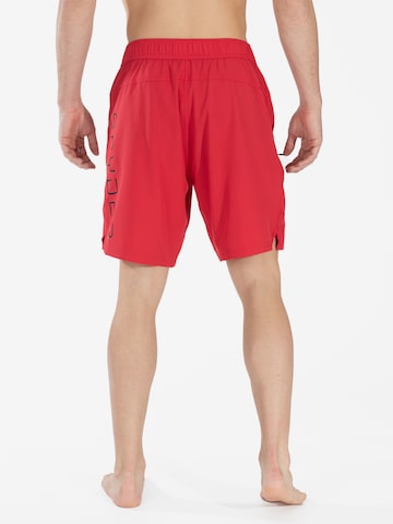 Spyder Regular Athletic Swim Trunks in Red