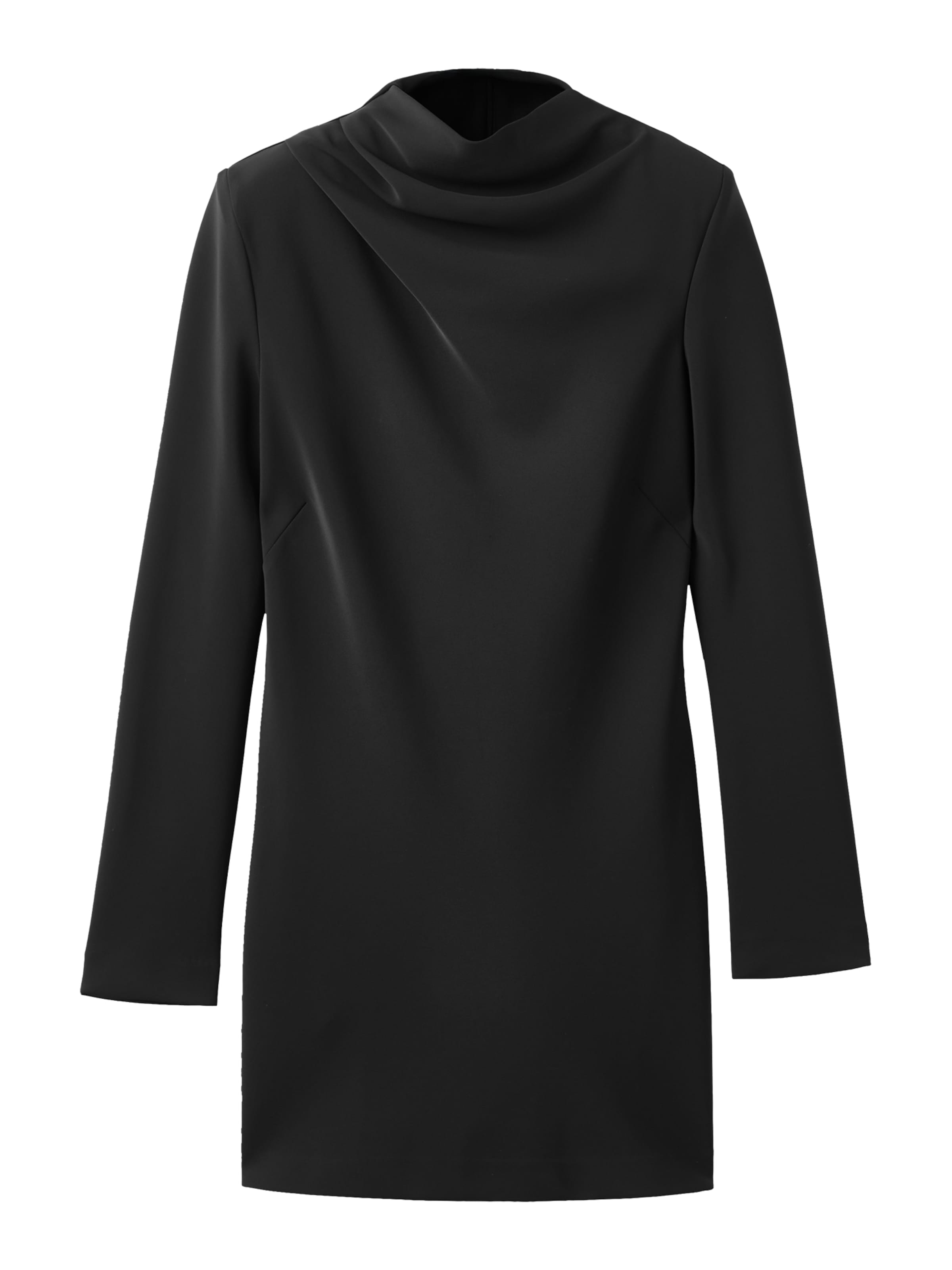 MANGO Jurk 'Natan' in Zwart: voorkant