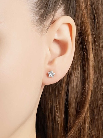 Boucles d'oreilles So Chic en argent : devant