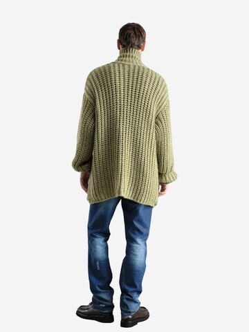 Giesto Knit cardigan in Green