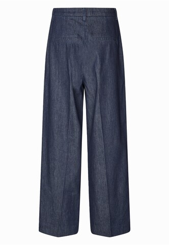 Loosefit Pantaloni con piega frontale 'Alluet' di SECOND FEMALE in blu