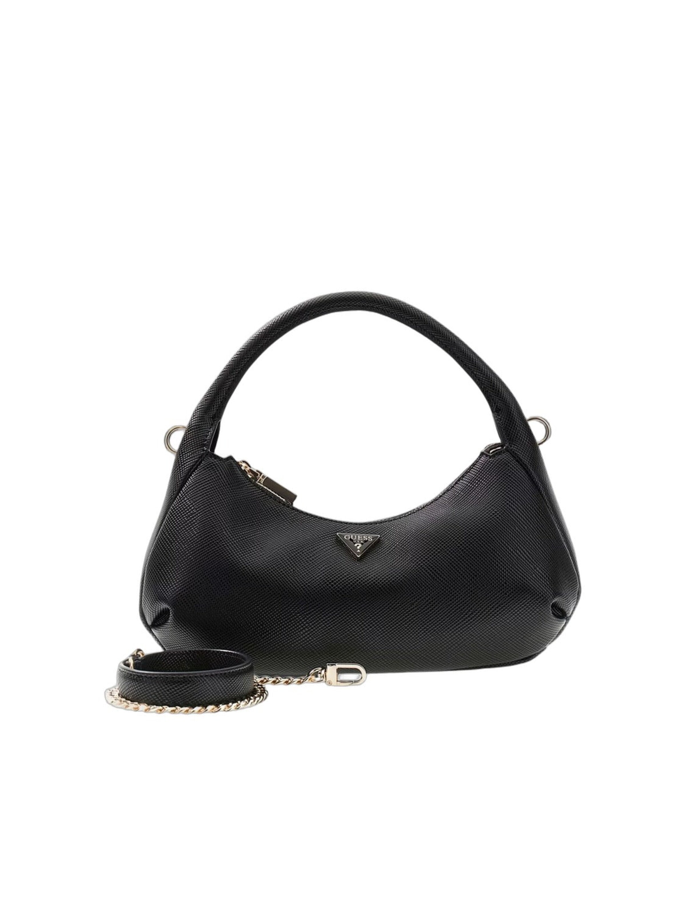GUESS Õlakott 'Guess Sac Hobo Gilda Mini Black', värv must
