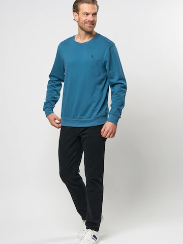 U.S. POLO ASSN. Sweatshirt 'Hugo' i grøn