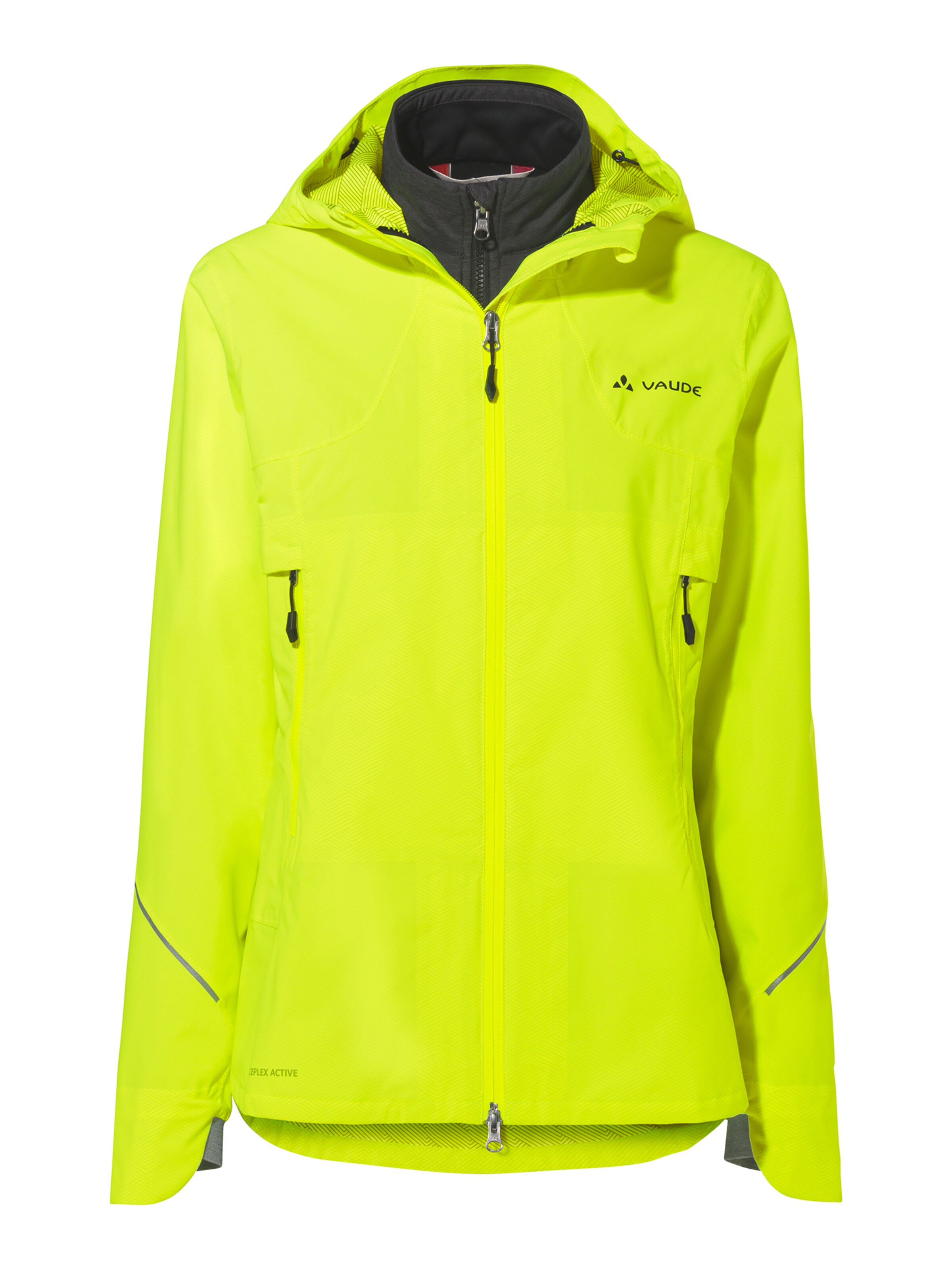 VAUDE Outdoorjacke 'Yaras' in Gelb: Vorderseite