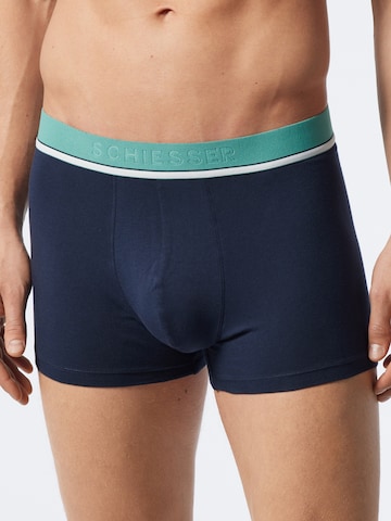 SCHIESSER - Boxers em azul