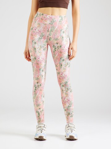 Kari Traa Skinny Workout Pants 'VILDE' in Pink: front