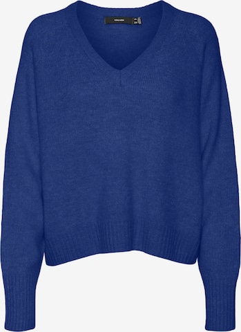 VERO MODA Sweater 'ELLYLEFILE' in Blue: front