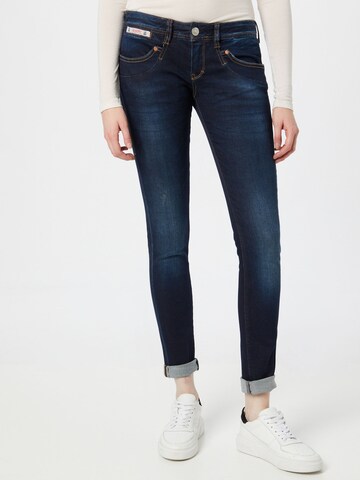 Herrlicher Skinny Jeans 'Piper' in Blauw: voorkant