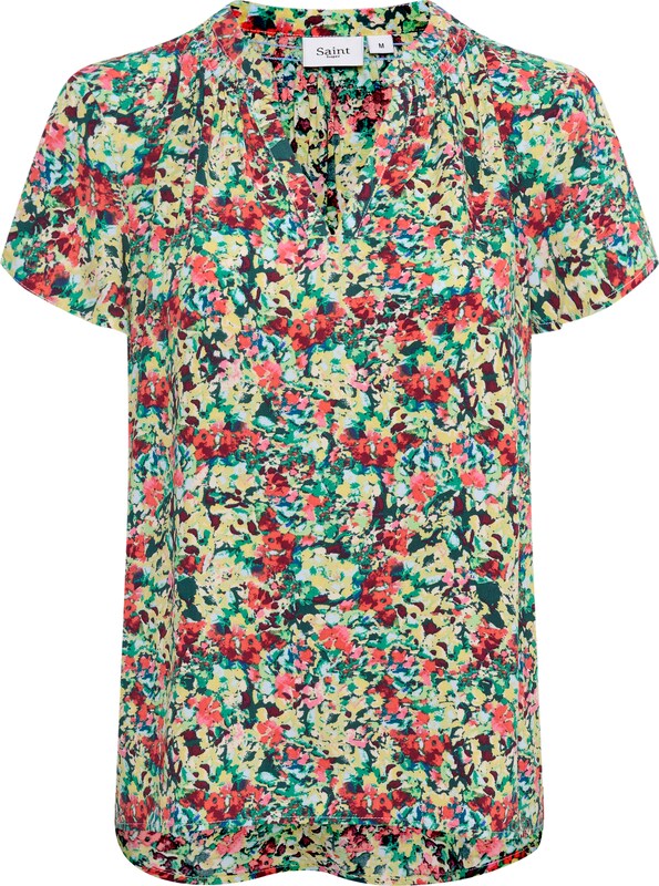 SAINT TROPEZ Bluse 'Nitta' in Mischfarben SAINT TROPEZ Bluse 'Nitta' in Mischfarben
