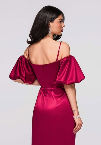Ombre Evening dress in Red