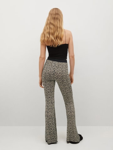 MANGO Flared Pants 'Cebrian' in Black