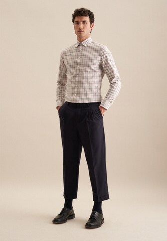 SEIDENSTICKER Regular fit Business shirt in Beige
