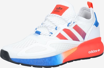 Sneaker low 'ZX 2K' ADIDAS ORIGINALS pe albastru / portocaliu / alb, Vizualizare produs