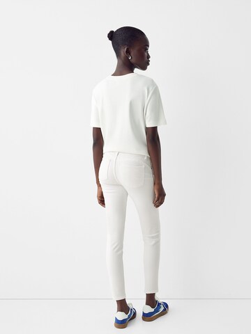 Bershka Skinny Jeans in White