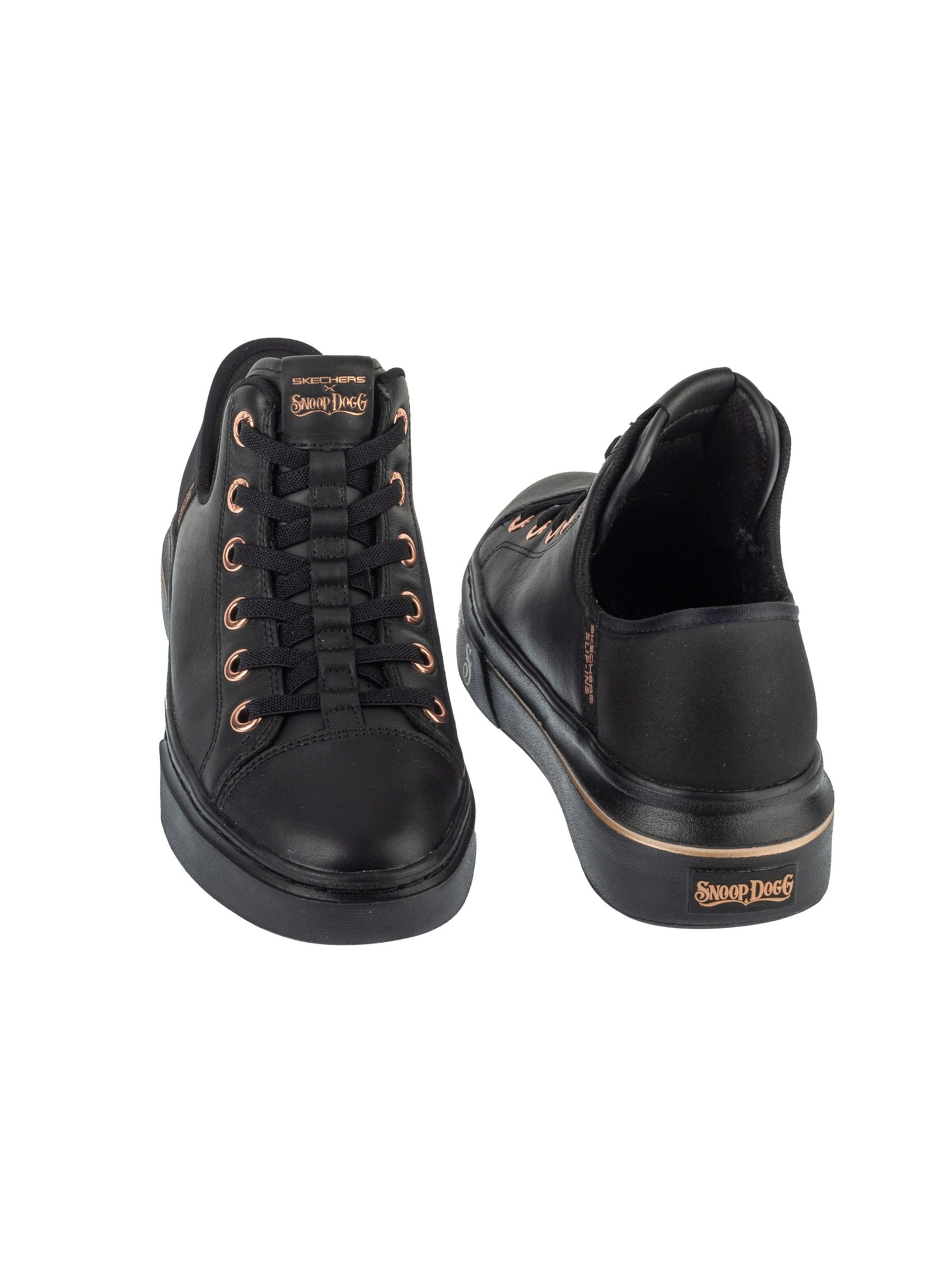 SKECHERS Slip-on 'Skechers Slip-Ins: Snoop One - OG Leather' in Zwart