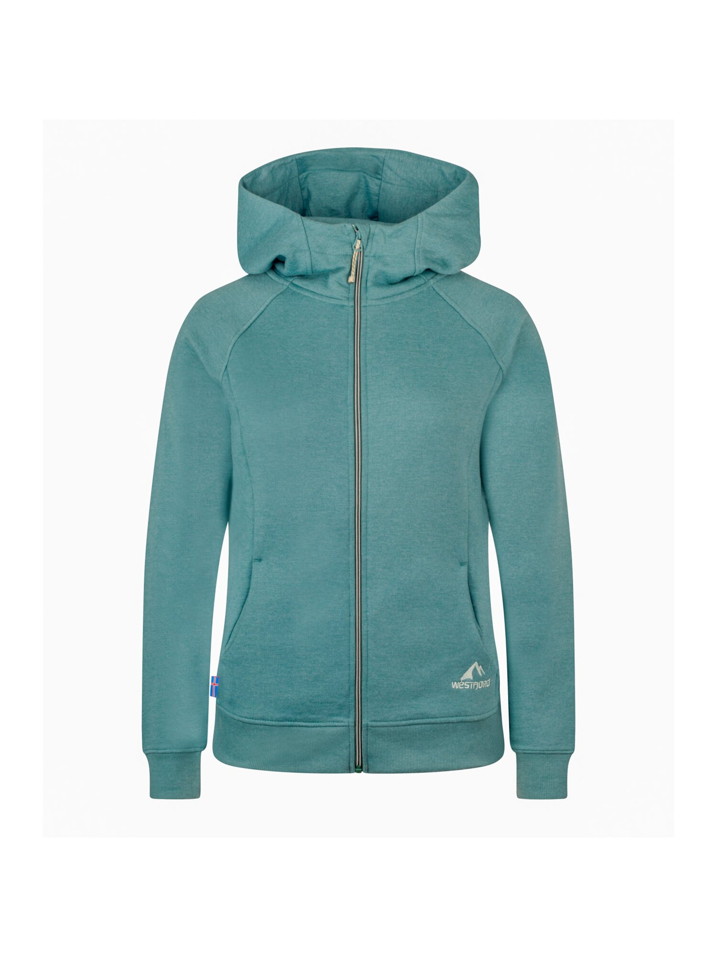 WESTFJORD Sweatshirt in Green: front