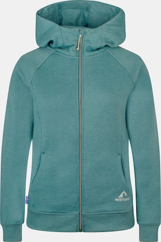 WESTFJORD Sweatshirt in Green: front