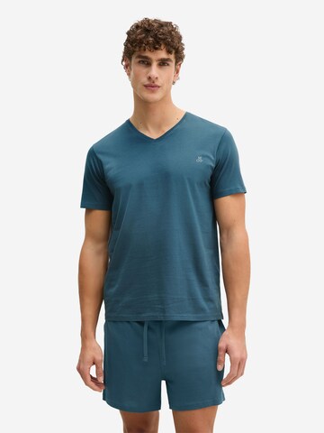 T-Shirt ' Mix N Match ' Marc O'Polo en bleu : devant