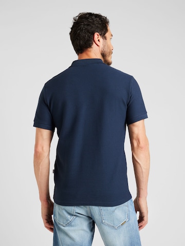 SELECTED HOMME T-Shirt 'SLHMAURICE' in Blau