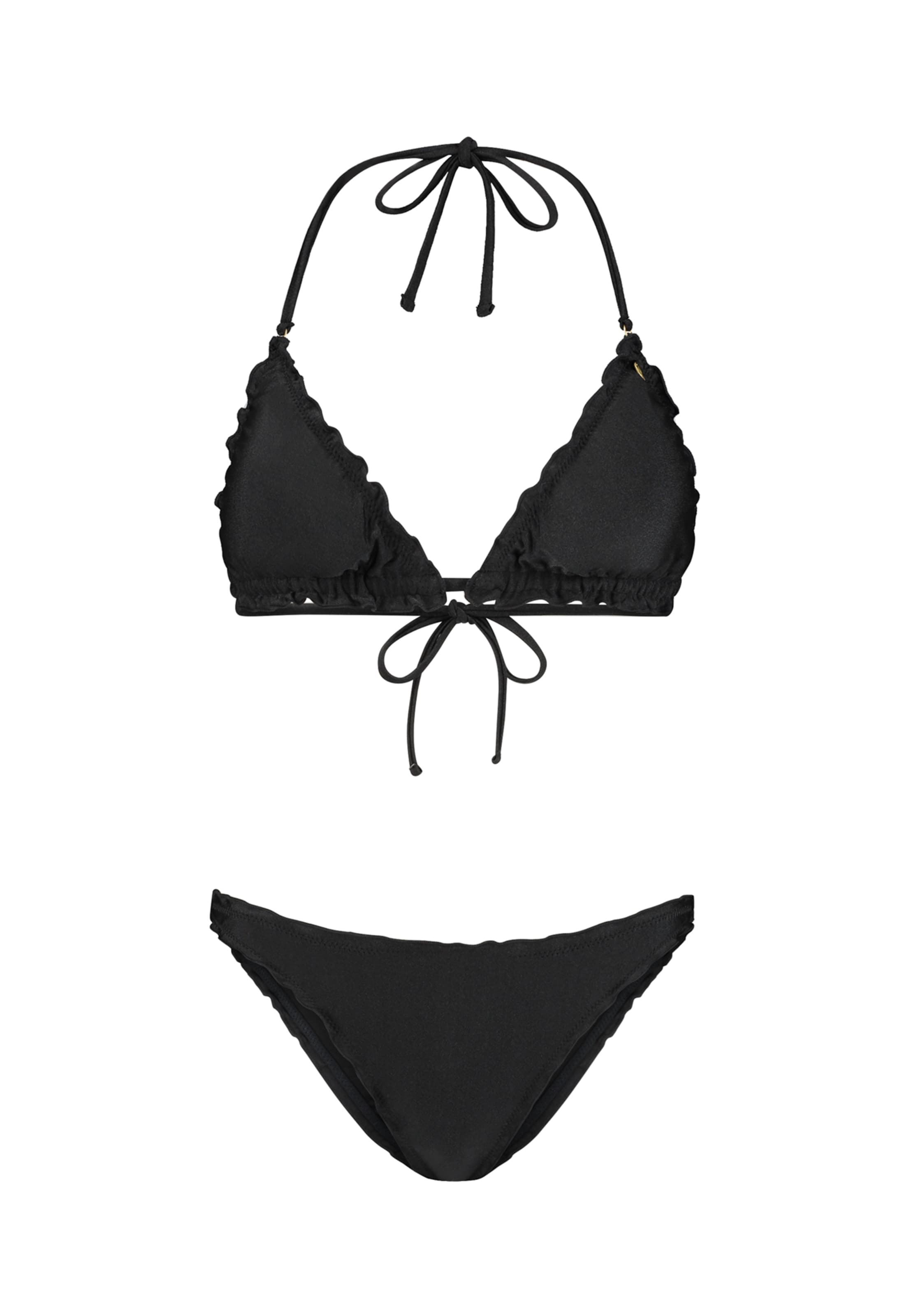 Shiwi Háromszög Bikini - fekete: elől