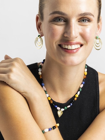 Luxenter - Pendientes 'Hask' en verde: frente