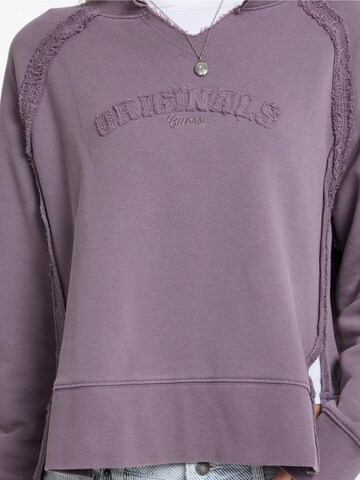 GUESS Sweatshirt in Lila