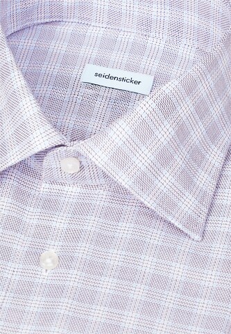 SEIDENSTICKER Regular Fit Businesshemd in Blau