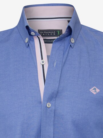 Sir Raymond Tailor Regular fit Button Up Shirt 'Katnis' in Blue