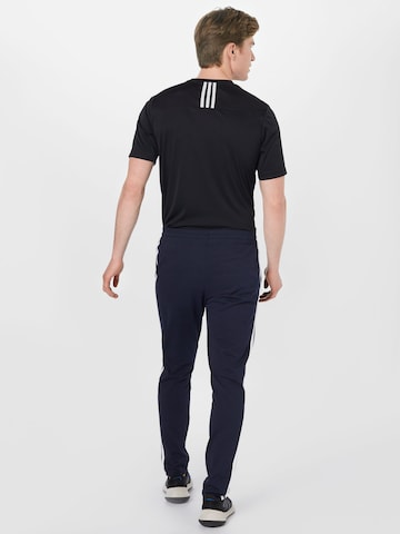 ADIDAS SPORTSWEAR Ozke Športne hlače 'Essentials' | modra barva