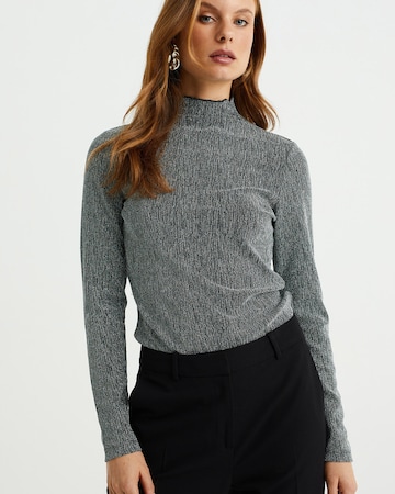 WE Fashion Sweter w kolorze srebrny: przód