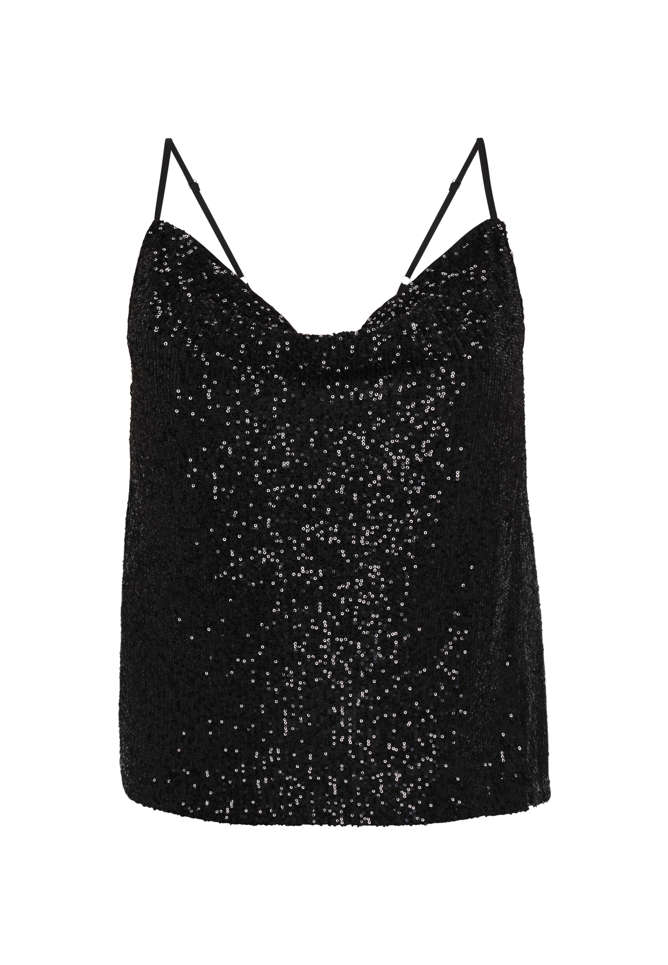 caissa Top – černá: přední strana