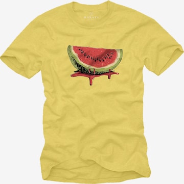MAKAYA Shirt 'Watermelon' in Gelb: Vorderseite