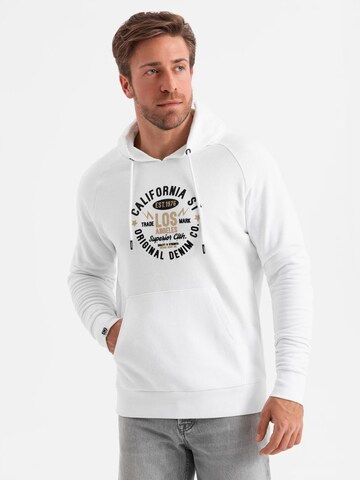 Ombre Sweatshirt in White