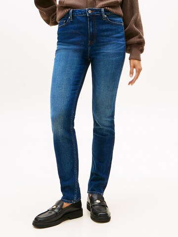Coupe slim Jean TOMMY HILFIGER en bleu : devant